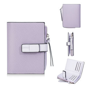 Baellerry High-End Fashion Buckle Ladies Wallet Multi-Slot Handbag Card Holder Zipper Coin Purse for Women