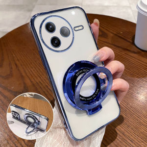 เคสโทรศัพท์ซิลิโคนป้องกันการตกหล่นแบบครอบคลุมเต็มรูปแบบสำหรับ Xiaomi Redmi K80 พร้อมขาตั้งและฟิล์มกระจกสำหรับผู้ชายและผู้หญิง