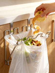 BANGJIE | Foldable 304 Stainless Steel Trash Bag Bracket