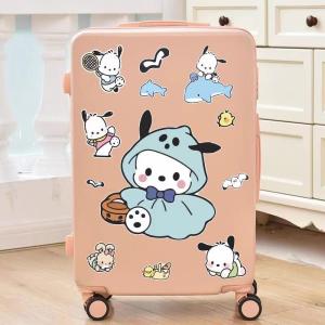 Sticker กระดาษติดกระเป๋าเดินทาง ลายหมา Pachadog ขนาดใหญ่ ป้องกันการสูญหาย ป้องกันการหยิบผิด กระดาษติดตกแต่ง กระดาษติดลายสัตว์