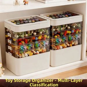 LIKE | Multi-layer Transparent Toy Organizing Box Large