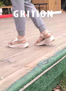 GRITION Woman Platform Sandals: Comfortable Walking Shoes for Summer