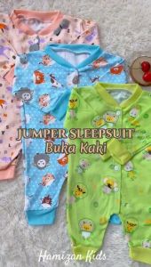 Jumper Sleepsuit Buka Kaki Bayi Baju Bayi Newborn