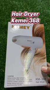 Kemei 368 Hair Dryer Model Lipat Pengering Rambut Hairdryer KM 368