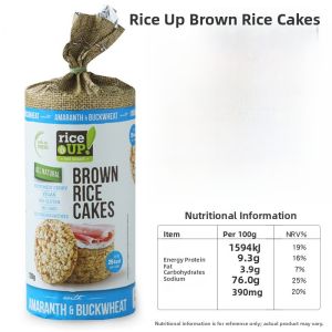 Sugar-Free Rice Cakes Puffed Snacks Gluten-Free No Added Sugar Barley-Free Leisurely Enjoyment from Gan Chi Ji in Bulgaria