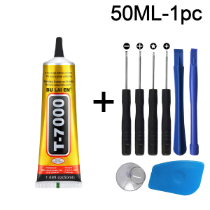 Universal mobile phones Screen Sticker Extra Strong Black Superglue mobile phones Repair & Dismantling Kit Multifunction Set for iPhone Combed screwdriver