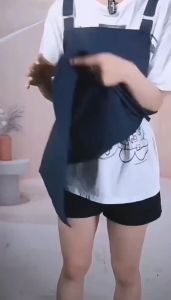 Korean Style Canvas Waterproof Apron: Perfect for Home & Restaurant Use