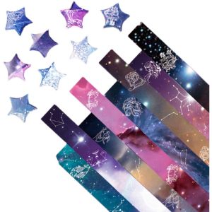 Luminous Paper Folding Stars DIY Gift Wish Stars Paper Can Be Written on Foldable Paper Crafts Business Supplies