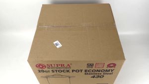 SUPRA Panci stockpot 20qt 189lt tutup stainless / steamer tinggi rebus / panci masak