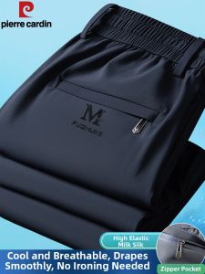 Pierre Cardin | Quần Lửng Nam Mùa Hè Chất Liệu Kẻ Sọc Tơ Lạnh Co Giãn Nhanh Khô