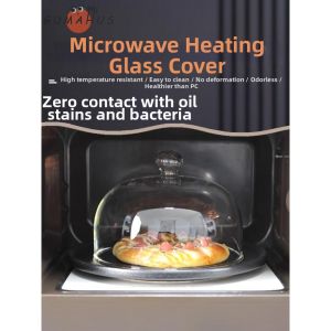 Besee | Food-Grade Glass Heat-Resistant Microwave Cover