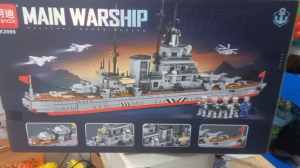 Bộ đồ chơi lắp ráp Tàu chiến cỡ lớn - Kẻ Hủy Diệt Mặt Nước - Main Warship K2090 (1420 pcs)
