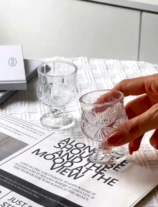 Bộ 6 Ly Thủy Tinh Uống Rượu T601 Có Chân Đế 50ml – Ly Pha Lê Sang Trọng Ly Nhỏ Uống Rượu Tây