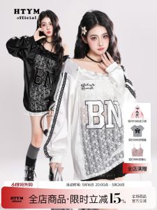 Áo Thun Hở Vai Ren Viền Phong Cách Mỹ Dành Cho Nữ Áo Thun Thể Thao Thường Ngày Mùa Xuân Tay Dài Cổ Chữ V Không Tay Áo Khoác