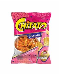 Chitato Snack Potato Chips Rose Tteokbokki 68 gram