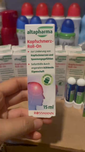 @HalloShopHàngxáchtayĐức - Lăn giảm đau đầu Altapharma Kopfschmerz-Roll-On 15ml