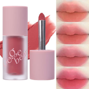 3 in 1 Lip & Cheek Makeup Lip Gloss Velvet Matte Lipstick Bean Paste Pink Low Saturation Lip Mud Beauty Waterproof Lasting Blusher Cosmetics