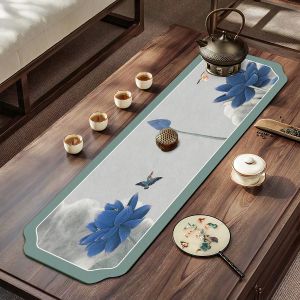 XXM | Chinese Zen Style Water-resistant Tea Table Mat