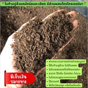 ใบก้ามปูล้วนหมักร่อนละเอียด มีส่วนผสมไตรโครเดอร์มา ไม่มีดินผสม ปุ๋ยบำรุงต้นไม้ ประโยชน์ดีต่อต้นไม้
