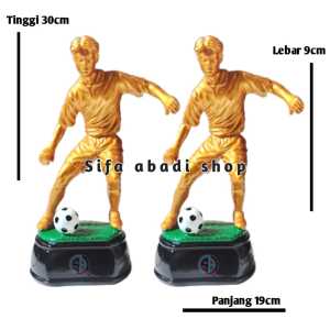 Piala Bola / Trophy Unik Aesthetic Murah 30cm