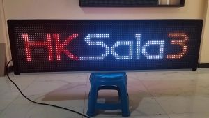 Running Text Rgb Dua Sisi 40x140cm Wifi Outdoor