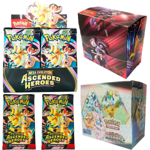 Bandai | Pokemon Ascended Heroes Card Prismatic 151 Evolutions English Booster Battle Pokemon Card Game Carte Trading Collection Cards