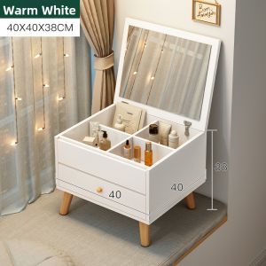 Small Apartment Modern Stylish Makeup Dressing Table Vanity