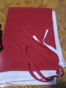 Bendera merah putih katun pake tali dan cantolan