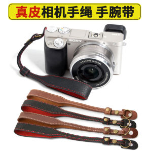 สายคล้องกล้องหนังที่เหมาะสําหรับ Sony ZV-E10 ZV1 A7M4 a6400 a7m3 A7R3 Fujifilm XT30 XT100 สายข้อมือสําหรับถ่ายภาพ