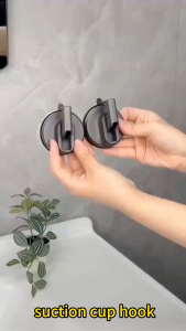 No Need To Punch Installation Suction Cup Coat Hook Aluminum Hook Upgraded Suction Cup Hook