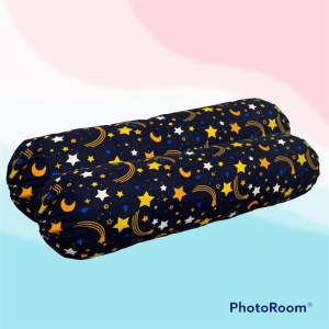 Sarung Guling Warna Gelap Motif Gambar 90x35cm Katun Polymicro Berkualitas