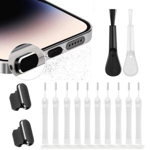 Mobile Phone Charging Port Dust Plug Removal Cleaner Kit Dustproof Cleaning Brush Computer Keyboard Cleaner Tool For iPhone 14