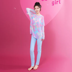 Barbie | New Style 3-Piece Long Sleeve Long Pants Split Swimwear