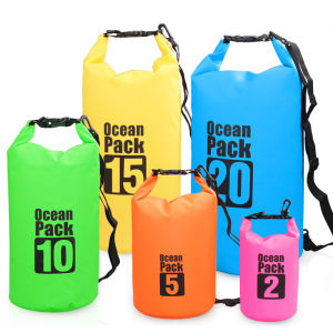 Waterproof Bag PVC Waterproof Bag Swimming Dry Bag Beach Rafting Bag Camouflage Waterproof Bucket Bag Backpack
