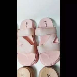 Sandal Slop Wedges Ban 2 Polos Simpel Elegant KLOSH LCR 2309-N 36-41