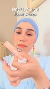 SR12 Liptint Gel Sweet Orange Full Pigmented Tidak Cracky Tahan Hingga 6 Jam