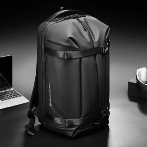 RZTX Work Men Buckle Expandable Backpack Man Bagpack Beg Galas Lelaki Beg Rancel Laki 背包男 双肩包男 8312