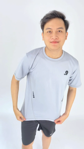 Zou9 Kaos Olahraga Pria Dryfit Lengan Pendek Running Sport Gym Fitness