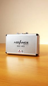 Advance MIC403 Double Mic Bluetooth Karaoke Wireless Microphone Suara Jernih BONUS Baterai Cas 3 Pcs
