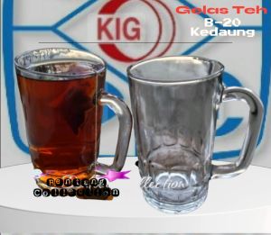 Gelas Kaca Gelas Teh Gelas Es Cendol Isi 2 pcs