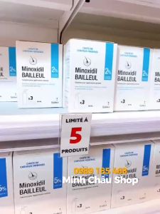 Xịt Kích Thích Mọc Tóc Ngăn Rụng Tóc MINOXIDIL BAILLEUL 2% -5% 60ml - Hàng Pháp