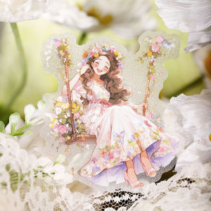 สติกเกอร์ตกแต่งผิวทรายแวววาวสำหรับผู้หญิงวัยรุ่น อุปกรณ์ตกแต่งบันทึกแบบ DIY อุปกรณ์ติดโทรศัพท์มือถือ อุปกรณ์ตกแต่งกระดาษแข็ง