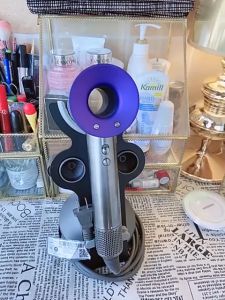 Encora Hair Dryer Holder Storage Standalone Hair Blower Rak Pengering Rambut Dryer Stand Rak Dryer Rambut