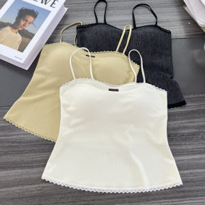 Summer 2025 Womens Seamless Comfortable Breathable Shaping Camisole Underwear Tank Top Fashionable Skin-friendly Thin Model