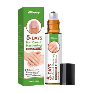 South Moon 5-Days Nail Care And Hardening Repair Roller Promote Nail Health Protect From Reinfection Repair Gray Nails And Soft Nails Moisturizing Thickening Nail Care Solution Nail Care Tools Nail Repair Liquid Health Care Product 10ml