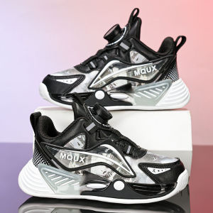 Red Snake Year Childrens Basketball Shoes Anti-slip Running Sports Sneakers for Boys Spring 2025 New Model Low Top Rubber Sole