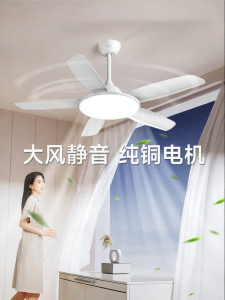 HUIPU ZHAOMING | Modern LED Fan Light For Living Room & Dining Room