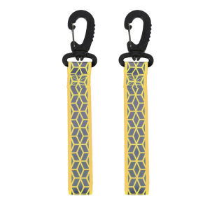 Reflective Straps Pendant Keychain For Outdoor Camping Night Running Cycling Backpack Safety Lightweight Bright Keyrings