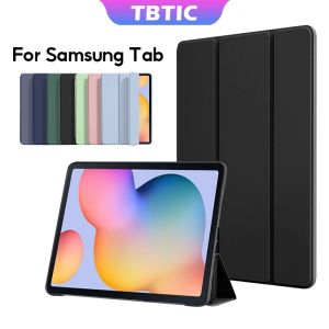 TBTIC Tablet Case for Samsung Tab A9 S9Plus S7 S8 11inch A8 X205 X200 10.5 S6 Lite P610 P615 P620 10.4 A7 A7 Lite 8.7 Tab PU Tablet Cover Smart Case