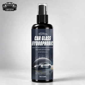 CARGUYS CAR GLASS WATER REPELLENT 50ML QISHAN HYDROPHOBIC NANO COATING SPRAY FOR WINDSHIELD MIRROR ANTI RAIN